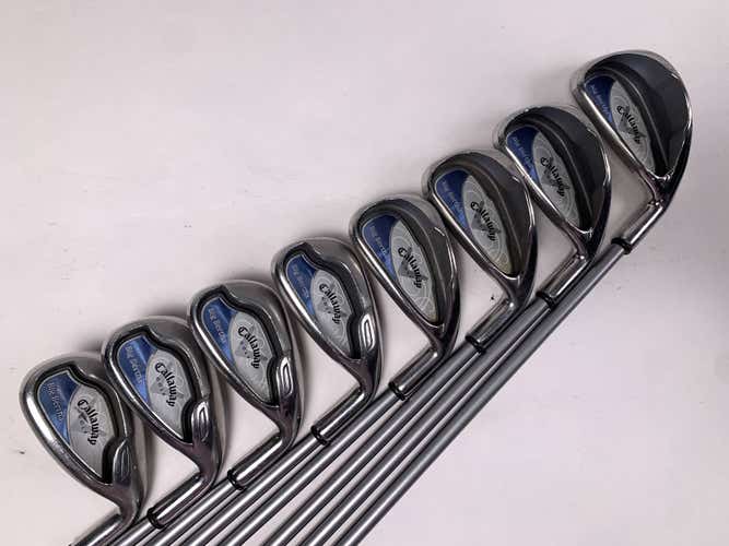 Callaway Big Bertha 2008 Iron Set 4-PW+SW 55g Ladies Graphite Womens RH