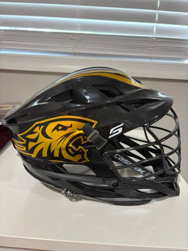 Game Used Towson Lacrosse Cascade S Helmet