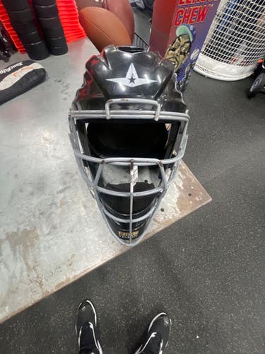 Used All-star Catchers Mask Catchers Helmet W Mask Black One Size 11337-s000489622