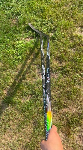 2 Pack Custom Black Senior Bauer Vapor Flylite Left Hand Hockey Stick P88 77 Flex (New)
