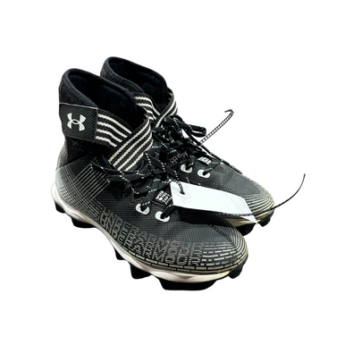 Used Under Armour Lax Cleats Boys Black Junior 03.5 11375-s000378673
