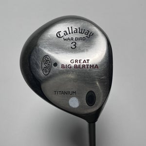 Callaway Big Bertha Warbird 3 Fairway Wood 15* BB UL Regular Graphite Mens RH
