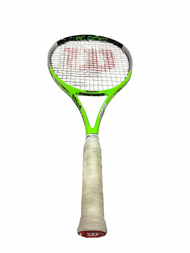 Used Wilson Blade Racquet Adult Tennis Racquet Green 3 3 8" 11834-s000052788