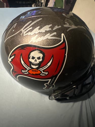 Zyon McCallman autographed helmet (for display purposes only)