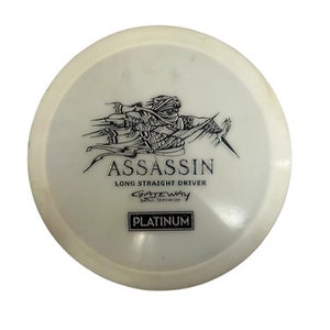 Used Gateway Platinum Assassin 177g Disc Golf Driver White 11692-s000152893