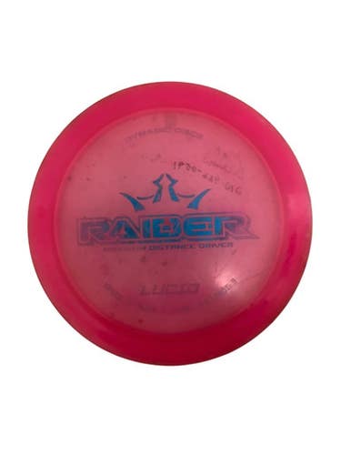 Used Dynamic Discs Lucid Raider 174g Disc Golf Driver Pink 11692-s000152871