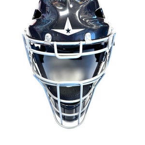 Used All Star Size 7-7 1 2 Catchers Helmet W Mask Black One Size 11860-s000310852