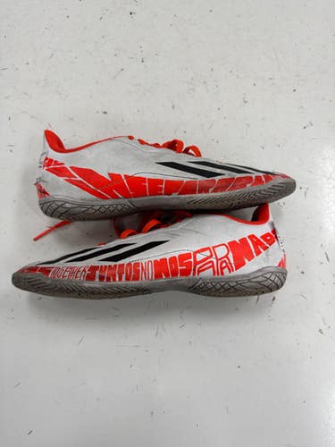 Used Adidas Soccer Indoor Shoes White Senior 6 11860-s000310813