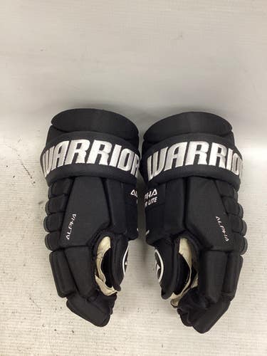 Used Warrior Alpha Fr Lite Glvoes Junior Gloves Black 12" 11851-s000048046