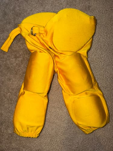 Yellow Unisex Medium Youth Game Pants (Used)