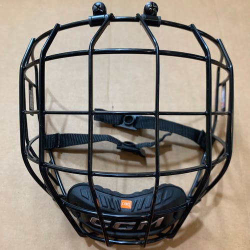 CCM FM780 Black Cage NCAA Used UNO Pro Stock + Hardware & Bonus Decals *Read Full Descripotion*