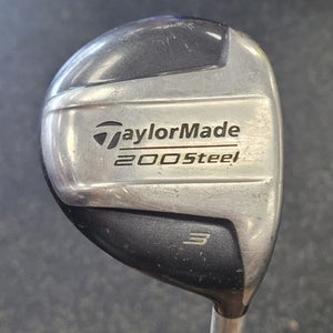 Used Taylormade 200 Steel Mens Fairway Wood Rh 3 Wood 11849-s000041155