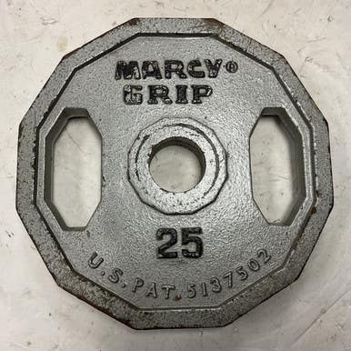 Used Marcy Standard Plate Grey 25 Lb 11855-s000205727