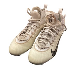 Used Nike Lax Cleats Mens White Senior 9 11846-s000106627