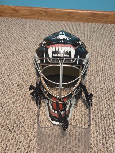 Vaughn Goalie Helmet painted (Used)