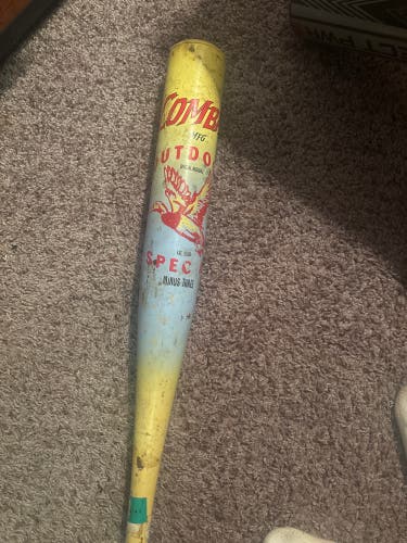 2026 Combat MFG Spec A1 Alloy BBCOR Certified Bat (-3) 30.5 oz 33.5" (Used)