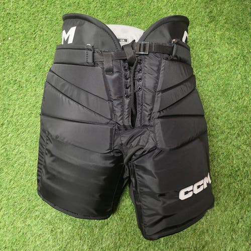 Senior Medium Black CCM HPG 12A Hockey Goalie Pants Pro Stock (New)