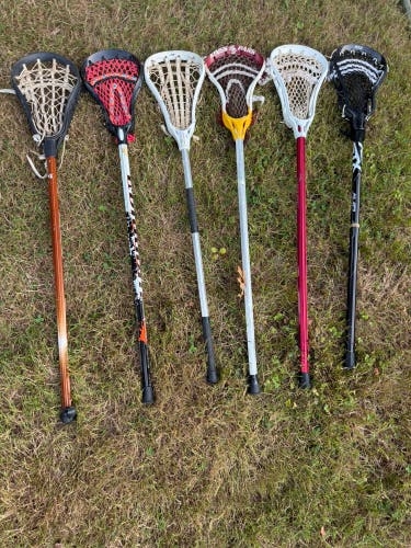 6 lacrosse stick bundle