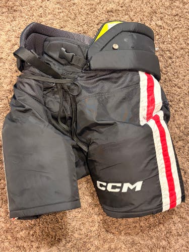 Chicago Blackhawks Senior Large CCM HPTK Used Pro Stock Hockey Pants