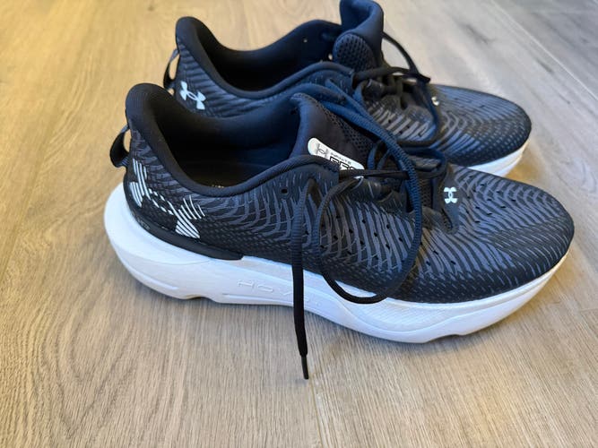 Black Men's Size M 9.5 (W 10.5) Adult Under Armour HOVR Infinite Shoes (Used)