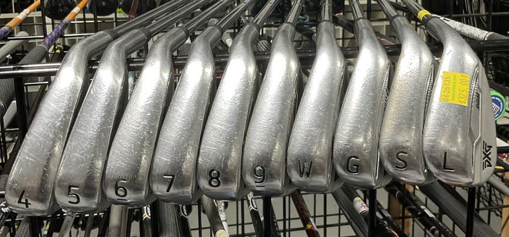PXG 0211 4-P+G+S+L Irons Set TRUE TEMPER ELEVATE Stiff Flex Steel MRH USED