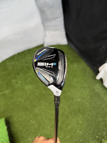 TaylorMade Sim2 Max 5 Hybrid 25* Kinetix Mid Trajectory Stiff Flex Shaft RH W HC