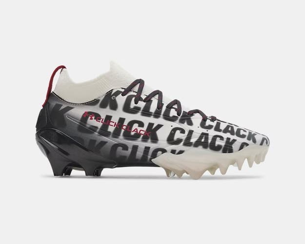 New men's 7 Under Armour Spotlight pro MC click clack 6006218-016 football/lacrosse cleats
