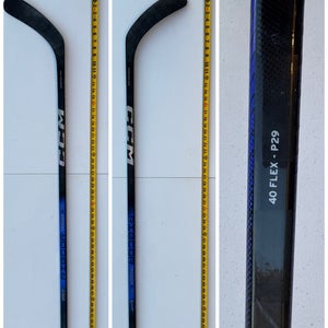 Junior CCM Ribcor Trigger 8 Pro Left Hand Hockey Stick P29 40 Flex (Used)