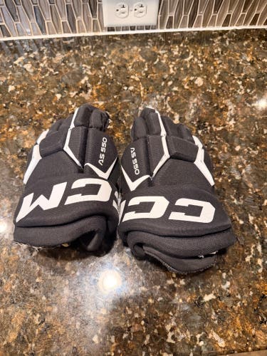 CCM Tacks AS-550 Gloves 12" Pro Stock (Used)