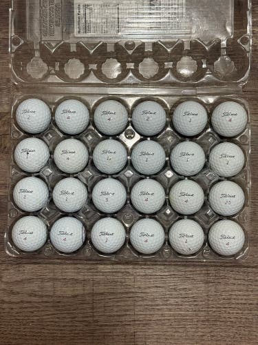 24 Titleist Pro V1x Golf Balls - 4A Near-Mint Condition