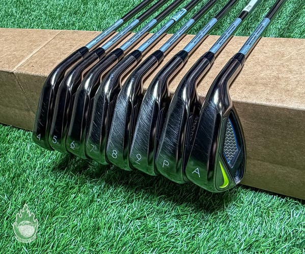 Used RH Nike Vapor Fly Irons 4-PW/AW Recoil 460 F3 Regular Graphite Golf Set