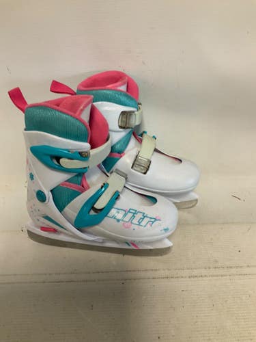 Used NITRO 2.0 Girls Softboot Skate White Youth 13.0 11823-S000040533