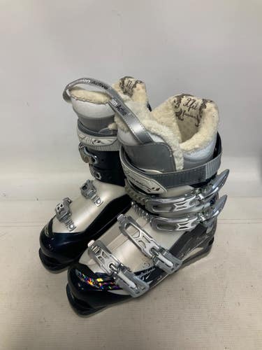 Used Salomon DIVINE 5 Womens DH Ski Boot Navy Blue 225 MP - J04.5 - W5.5 11823-S000040528