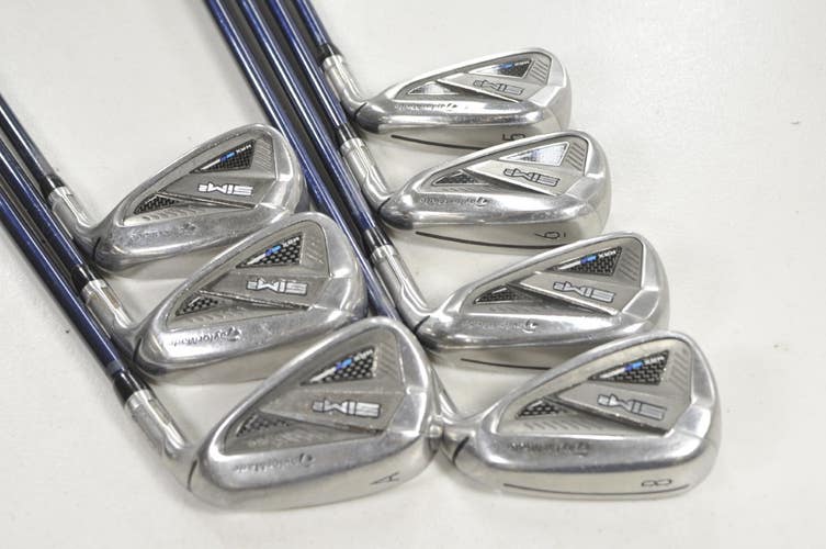 TaylorMade SIM2 Max 5-PW,AW Iron Set Senior Flex Ventus 5 Graphite +1" # 221316