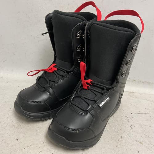 Used MATRIX 580 Mens Snowboard Boots Black And Red Senior 8 11855-S000206456