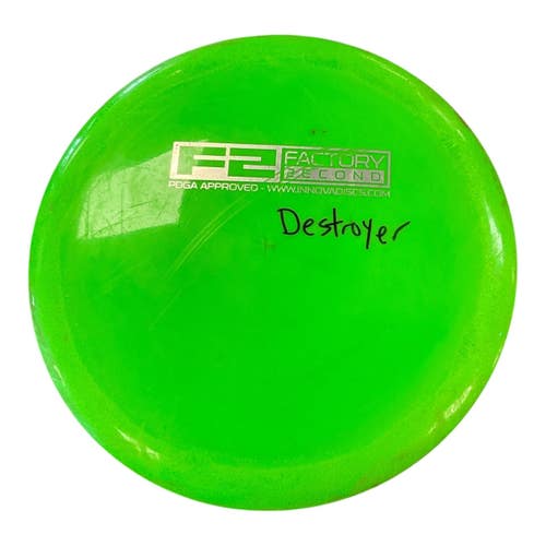 Used Innova DESTROYER Disc Golf Driver Green 168g 11450-S000524155