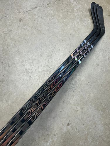 3 PACK 90 Flex Custom P90TM Senior CCM Jetspeed FT7 Pro Left Hand Hockey Stick Pro Stock (New)
