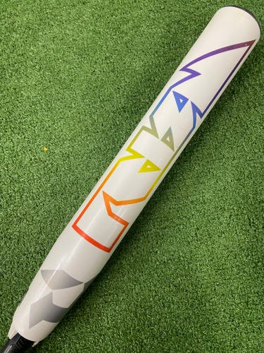 White 2025 DeMarini Prism+ Composite Bat (-10) Composite 21 oz 31" (Used)