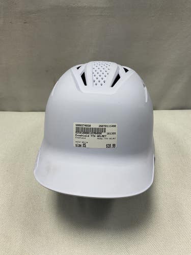 Used Evoshield YTH HELMET Batting Helmet No Mask White XS 11490-S000274930