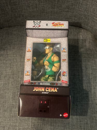 John Cena WWE Elite Collection Street Fighter Edition Action Figure New in Box