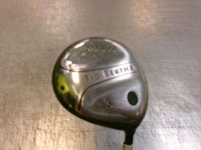 Used Callaway BIG BERTHA Mens Fairway Wood RH 3 Wood 11339-S000203904