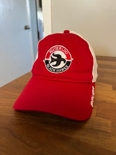 Waterloo Blackhawks Rare Team Issued Hat