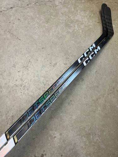 2 PACK 80 Flex Custom P92M Senior CCM JetSpeed FT6 Pro Left Hand Hockey Stick Pro Stock (New)