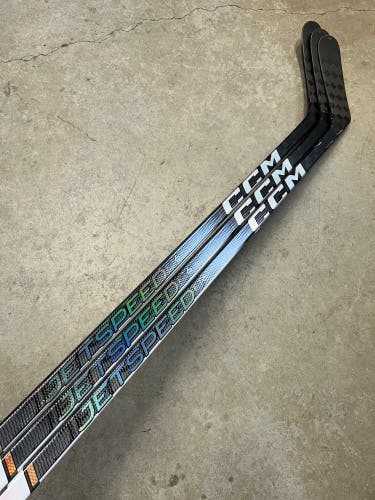 3 PACK 80 Flex Custom P92M Senior CCM JetSpeed FT6 Pro Left Hand Hockey Stick Pro Stock (New)