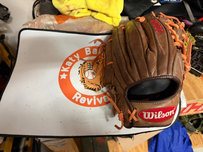 Wilson A1000 A10RB20KP92 RH Outfield Baseball Glove 12.5" (Used)