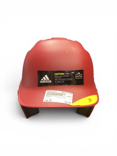 Used Adidas 6 1/2 - 7 1/8 Batting Helmet No Mask Red One Size 11846-S000107183