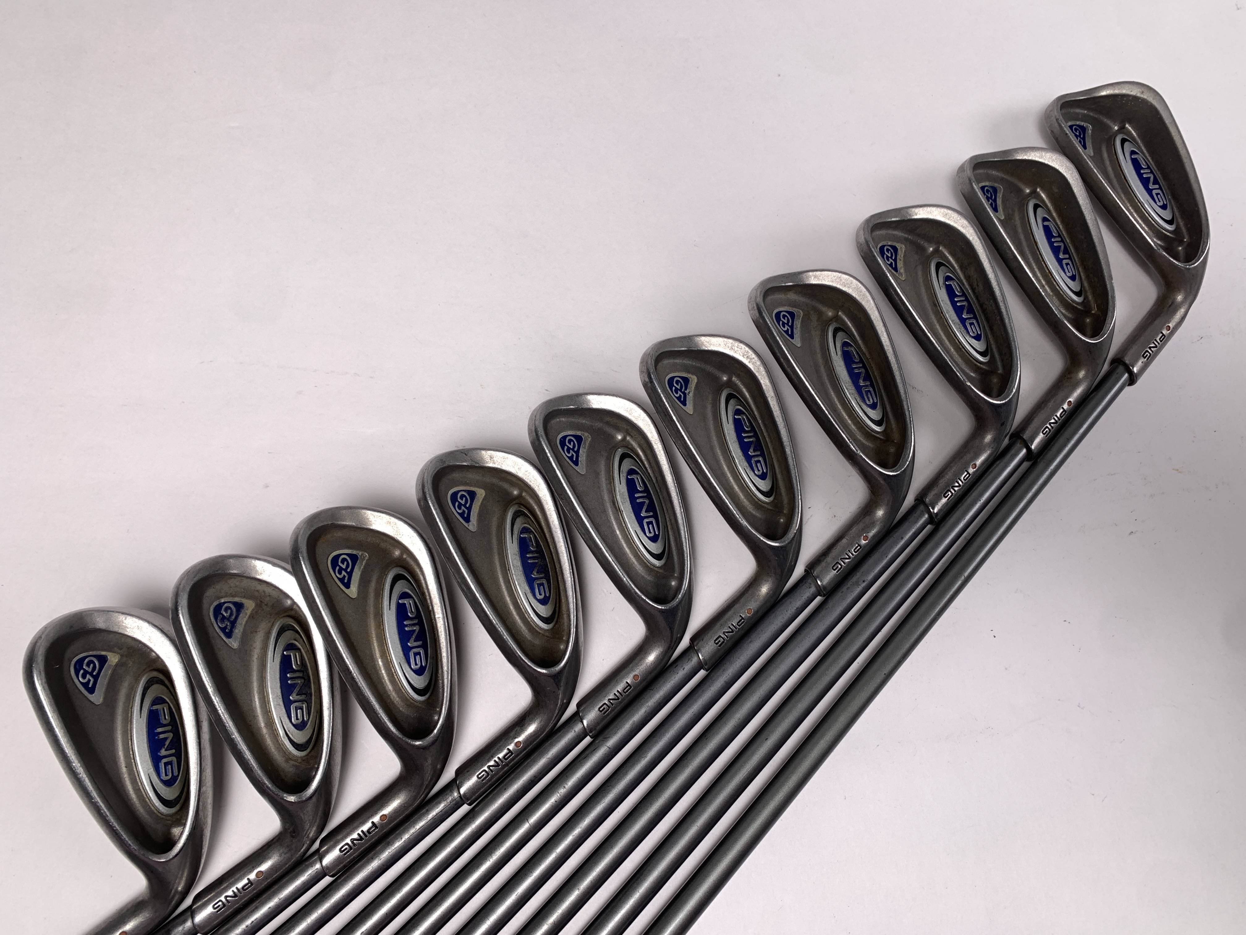 Ping G5 Iron Set 4-PW+GW+SW+LW Orange Dot 2* Flat TFC 100 I