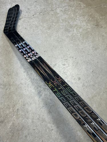 3 PACK 85 Flex P29 Senior CCM Jetspeed FT7 Pro Right Hand Hockey Stick Pro Stock (New)