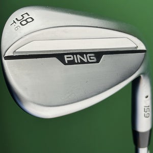 PING S159 Chrome Lob LW Wedge 58-06* T-Grind Steel Z-Z115 Wedge Flex Right Hand