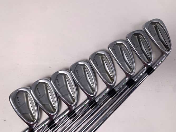 Ping i200 Iron Set 4-PW+AW Green Dot 2* Up AWT 2.0 Stiff Steel Mens RH